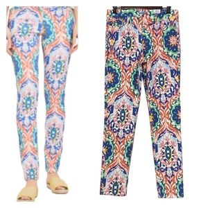 J McLaughlin Jeans Lexi Midi Oahu Print Women’s Size 8